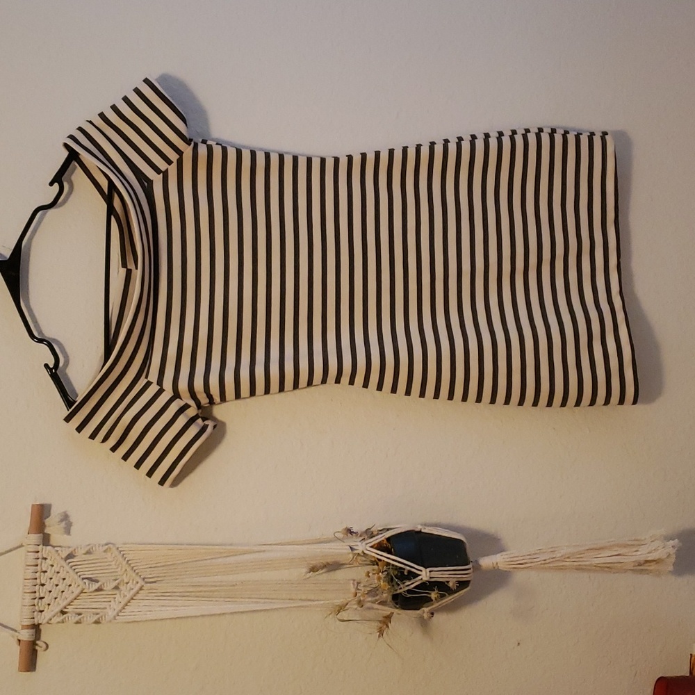 Zara bodycon boat neck mini dress